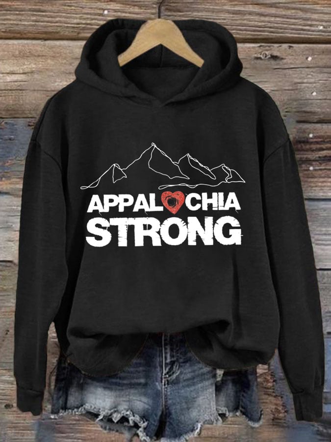 Women's Appalachia Strong Print Casual Sweatshirt