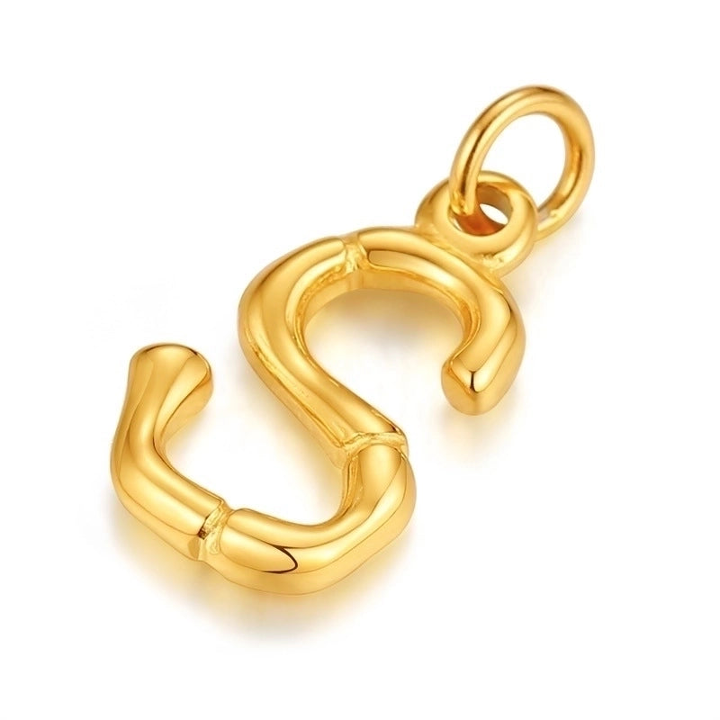 Fashion Letter 201 Stainless Steel 18K Gold Plated Polishing Plating Stainless Steel Necklaces