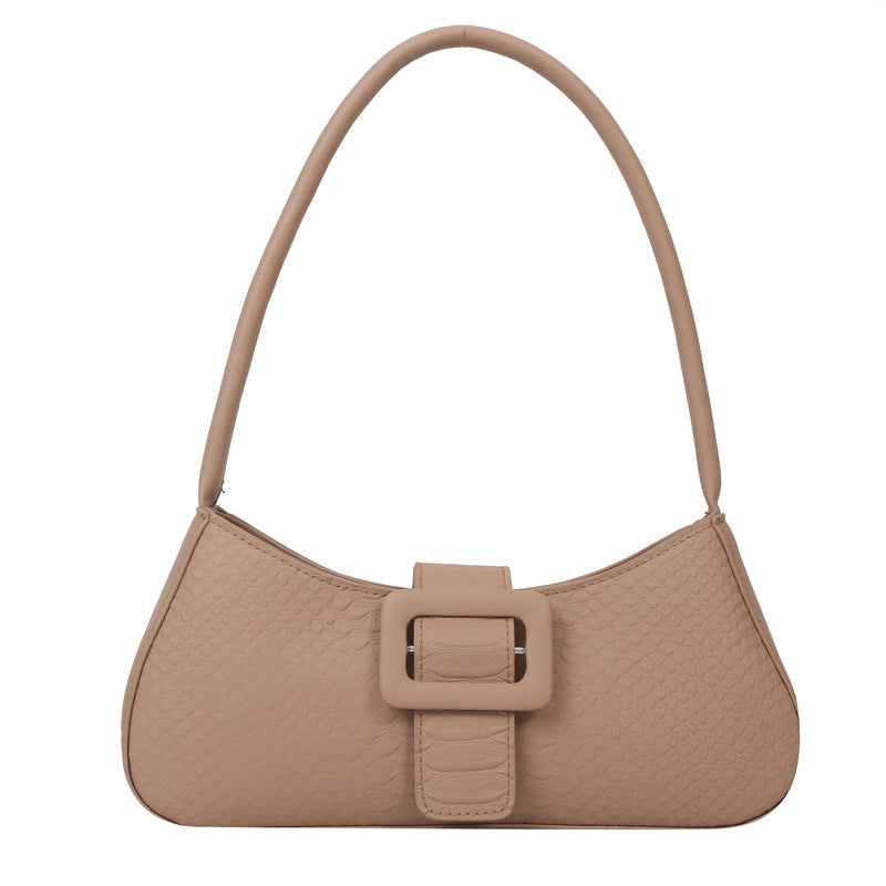 Women's Small All Seasons Pu Leather Streetwear Shoulder Bag Underarm Bag