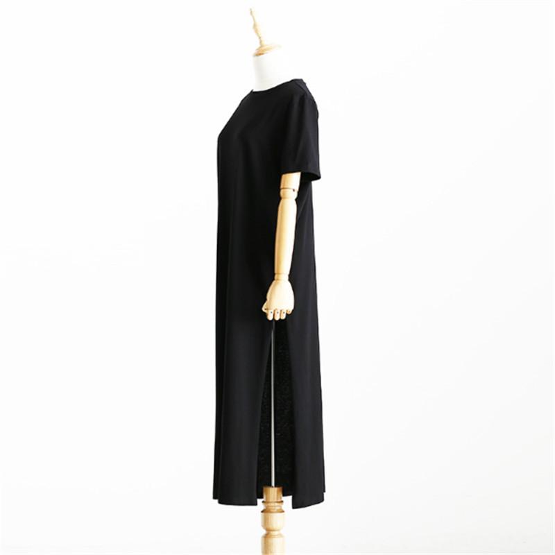 High Slit Shirt Dress