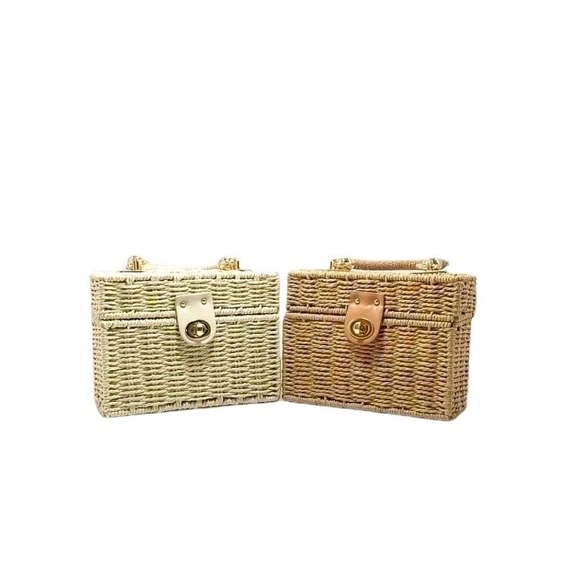 Women's Small Spring&summer Straw Vacation Handbag