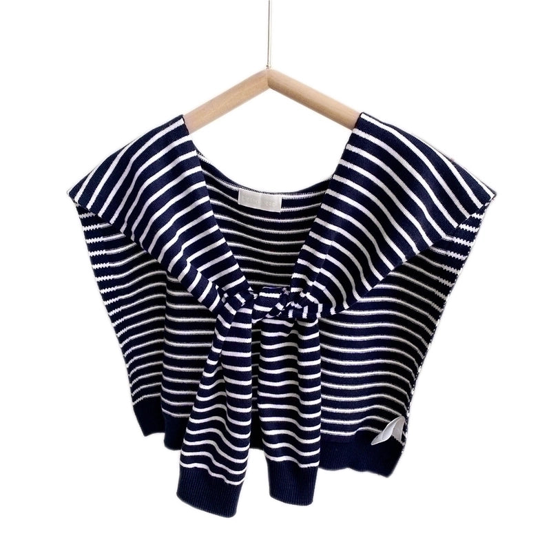 Women's Minimalist Stripe Polyester Scarf