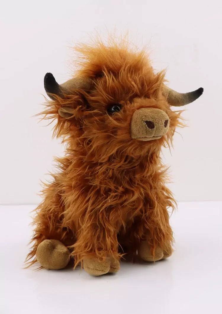 🔥🔥Eco-Friendly Scottish Highland Cow Soft Plush Toy