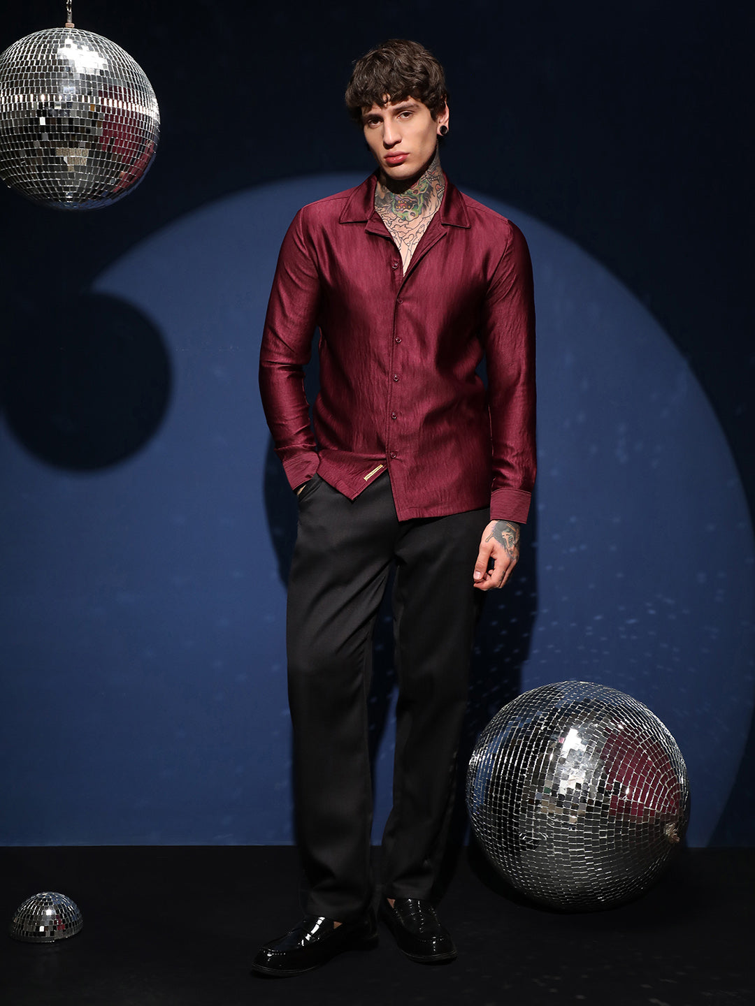 Satin Cuban Shirt