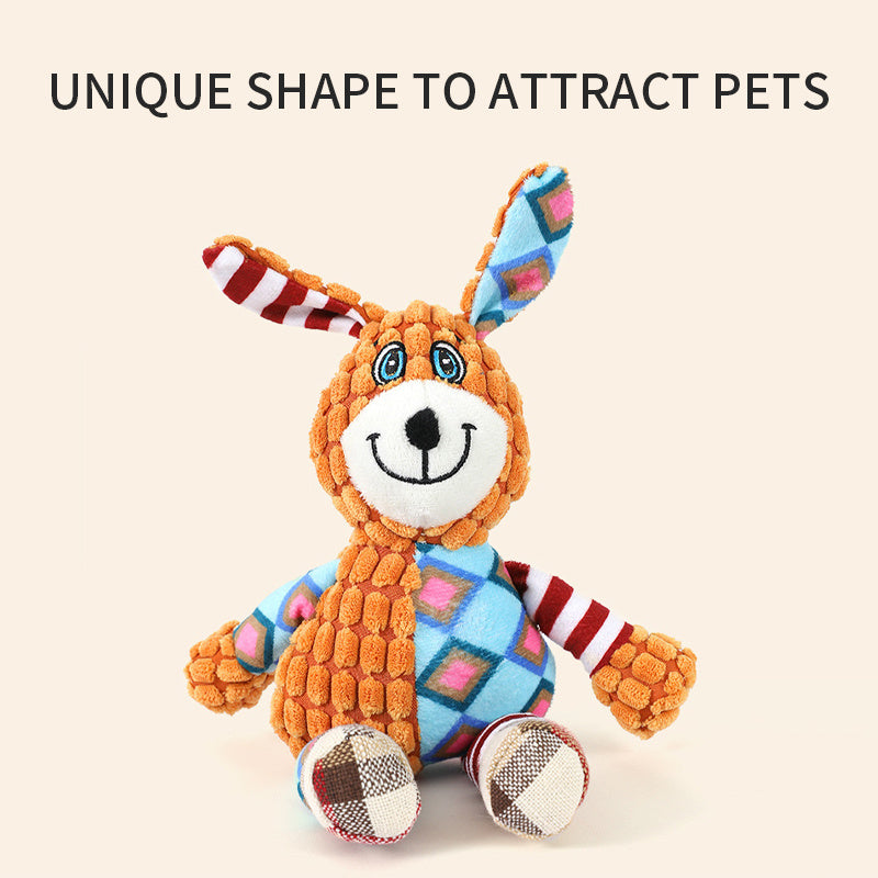 Plush Chew Toy with Double Sounds for Dogs