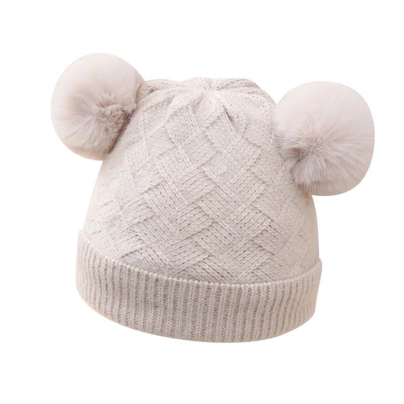 Children Unisex Basic Solid Color Beanie Hat