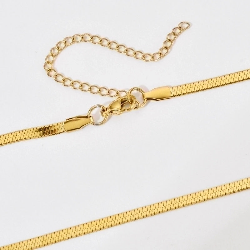 Minimalist Geometric Stainless Steel Plating Necklace