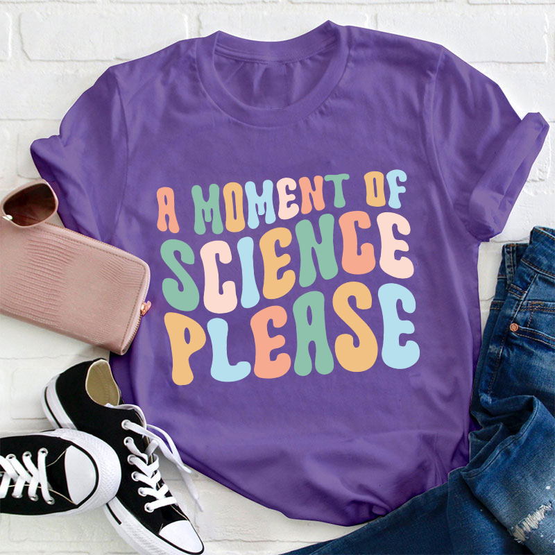 A Moment Of Science Please Teacher T-Shirt