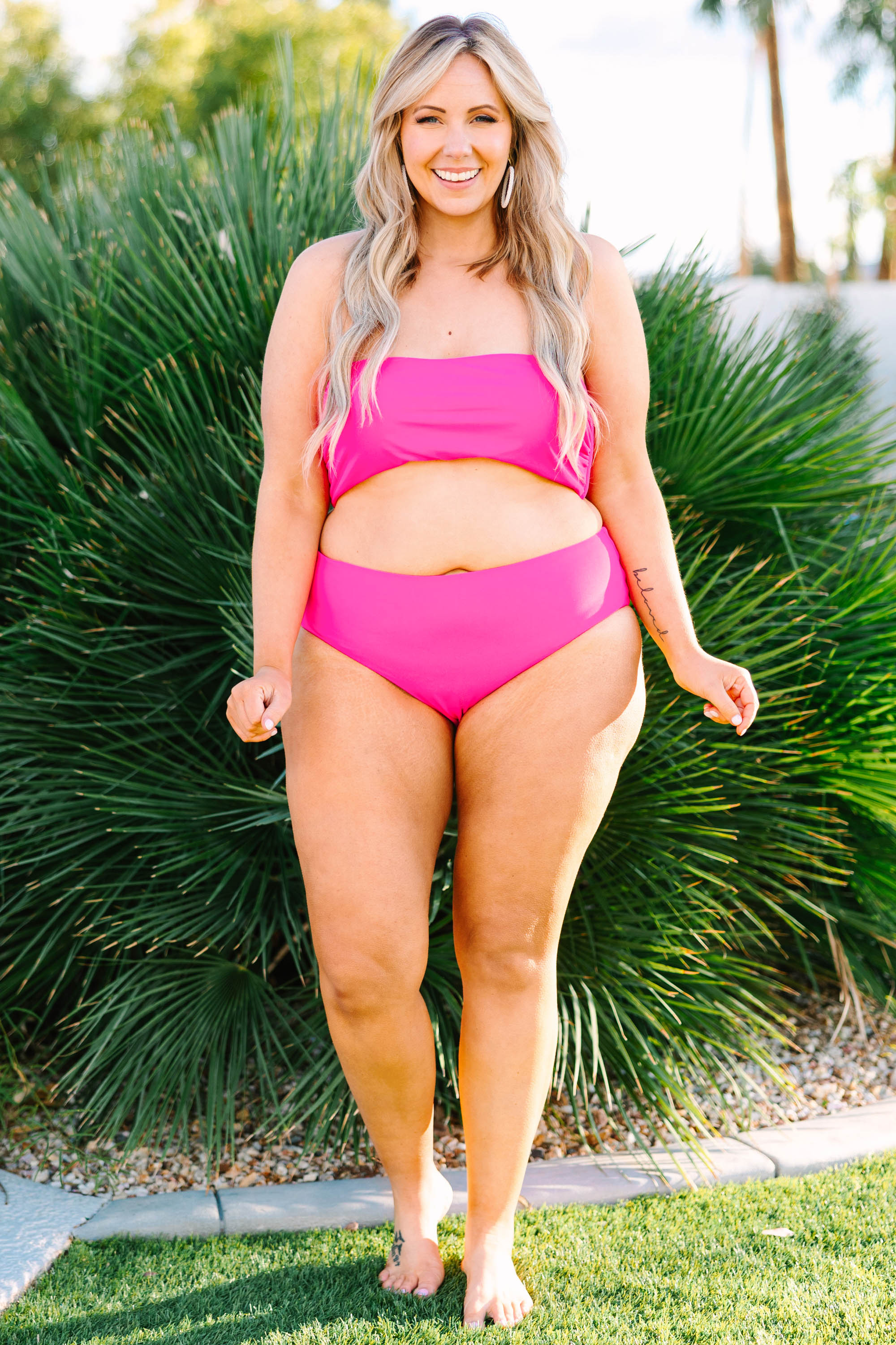 Beach Boo Swim Bottom. Pink