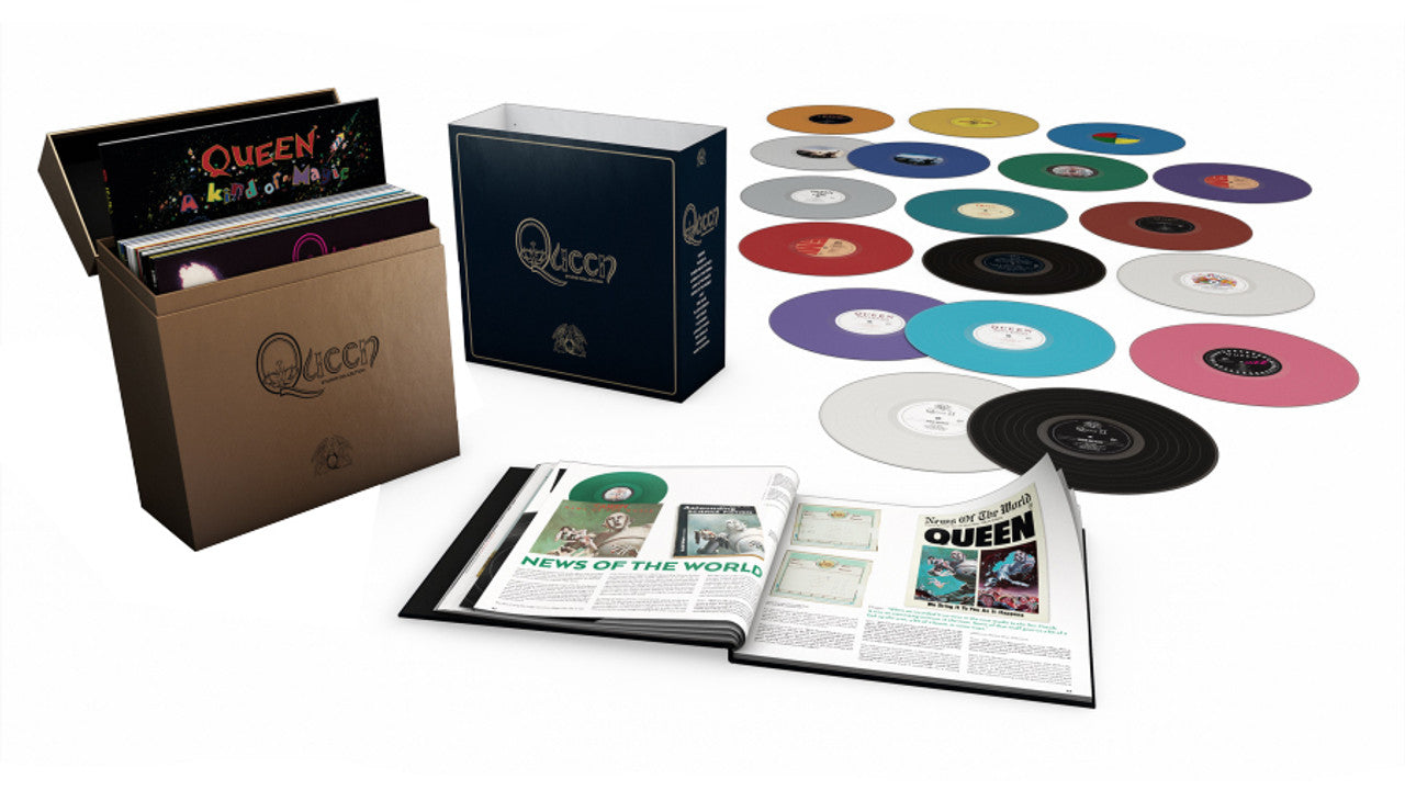Queen Studio Collection Half-Speed Mastered 180g 18LP Box Set (Colored Vinyl)