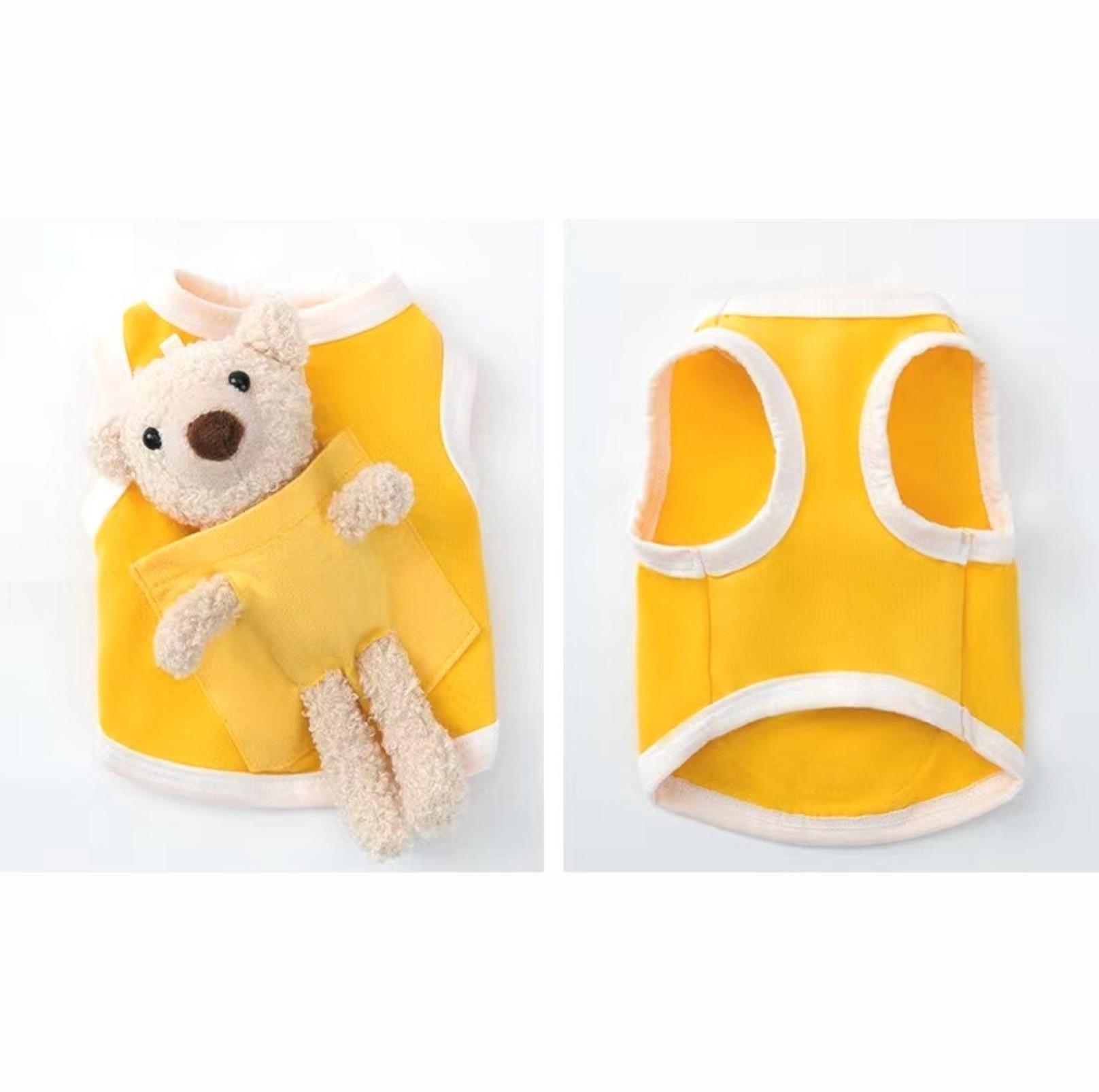 Cute Bear Doll Vest - Soft Costume for Cats & Dogs