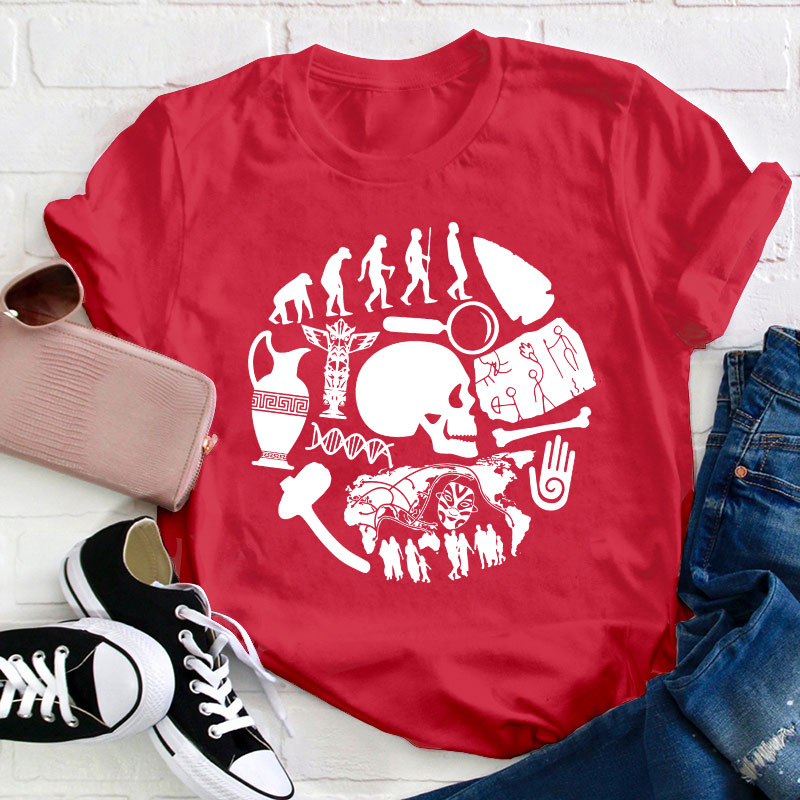 Elements Of Primitive Society  History Teacher T-Shirt