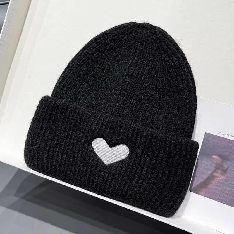 Japanese Sweet Embroidered Lovely Woolen Hat For Women Autumn And Winter Warm Ear Protection Student Online Red Fashion Knitted Hat Fashion