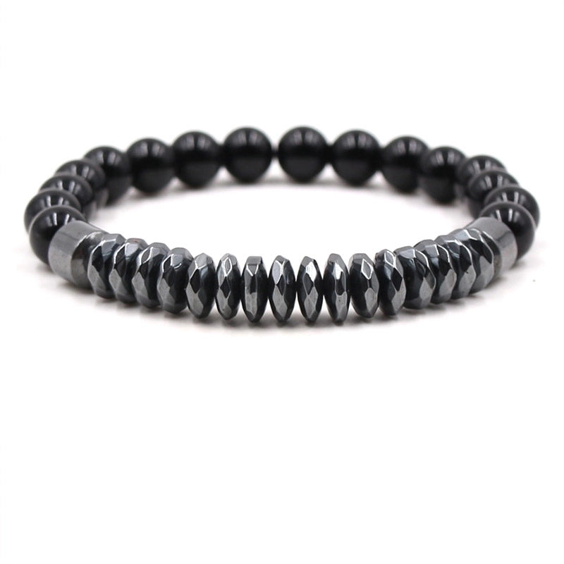 Minimalist Geometric Natural Stone Beaded Bracelets 1 Piece