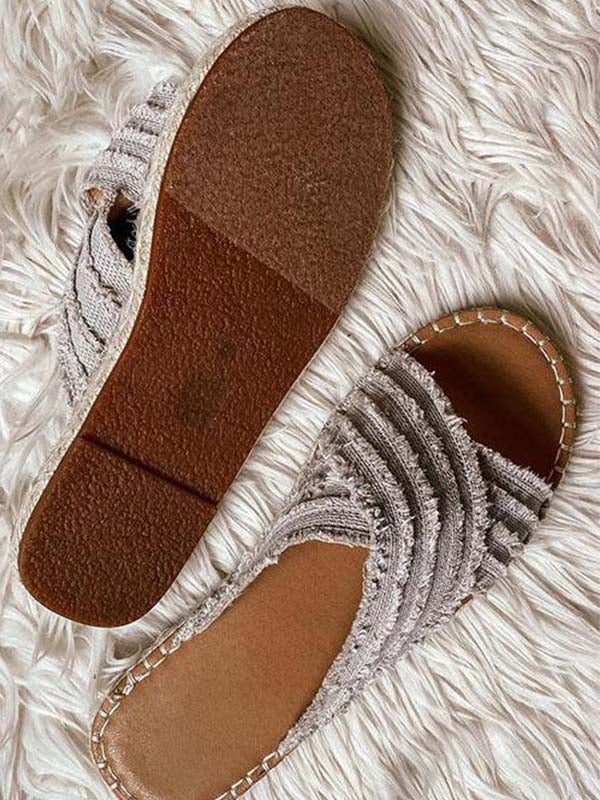 Cleo Espadrille Slides(3 colors)