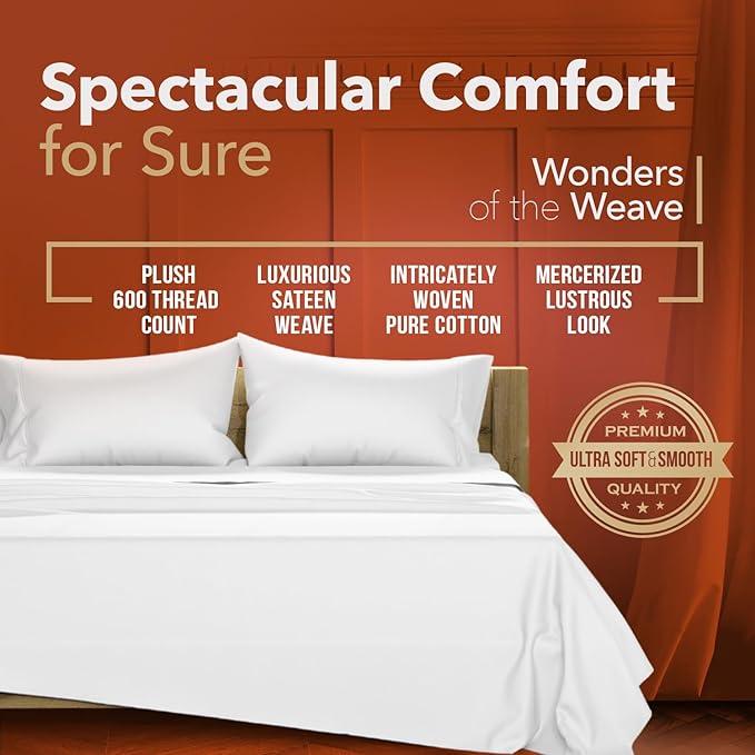 Luxury Egyptian Cotton Queen Size Sheet Set
