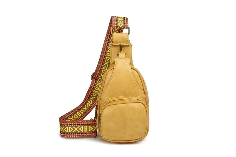 Women's Vintage Style Solid Color Pu Leather Waist Bags