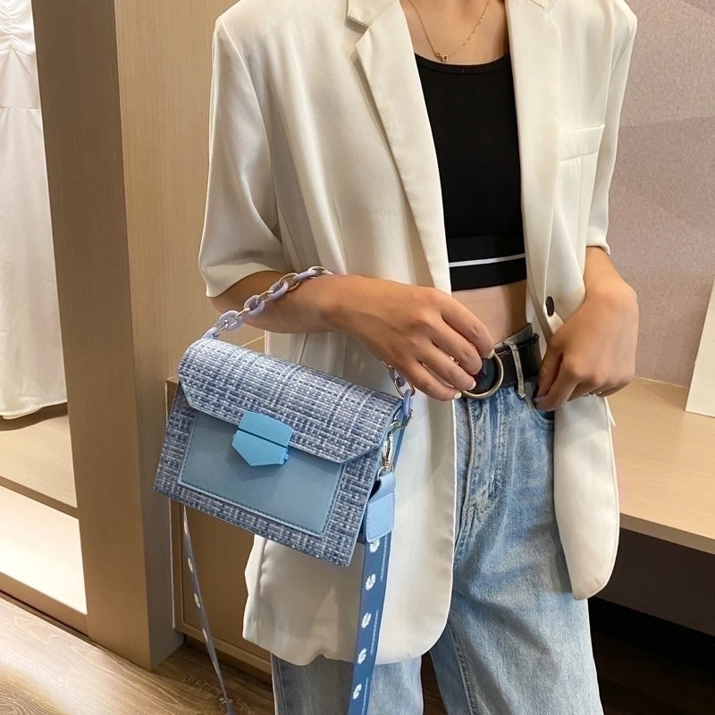 Small Pu Leather Square Bag