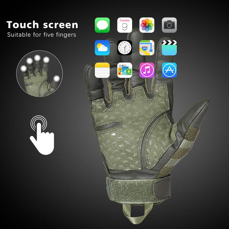 High Sensitivity Touch Screen Outdoor Tactical Training Glove