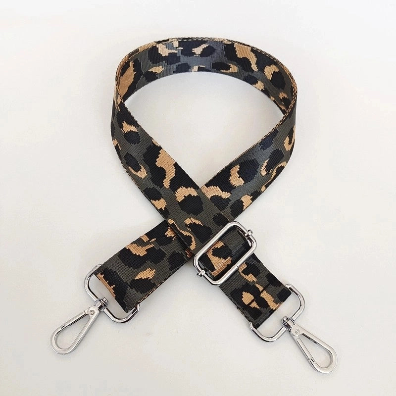 Nylon Leopard Bag Strap