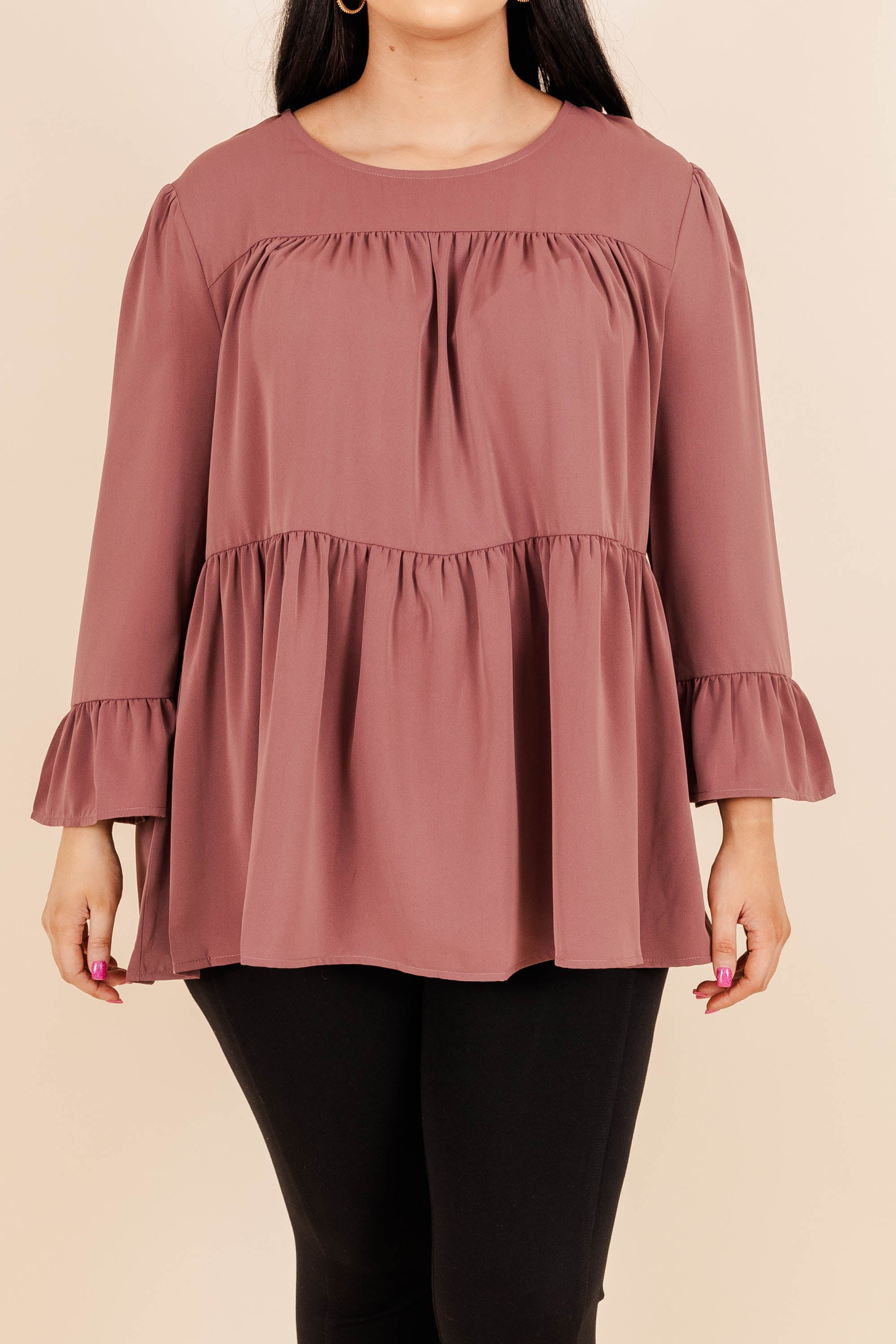 Day Dreaming About You Top. Mauve