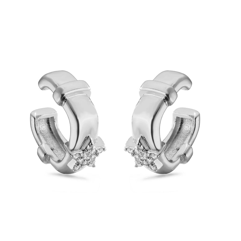 1 Pair Ig Style French Style Minimalist Leaves Twist Plating Inlay Copper Zircon 18k Gold Plated Ear Cuffs