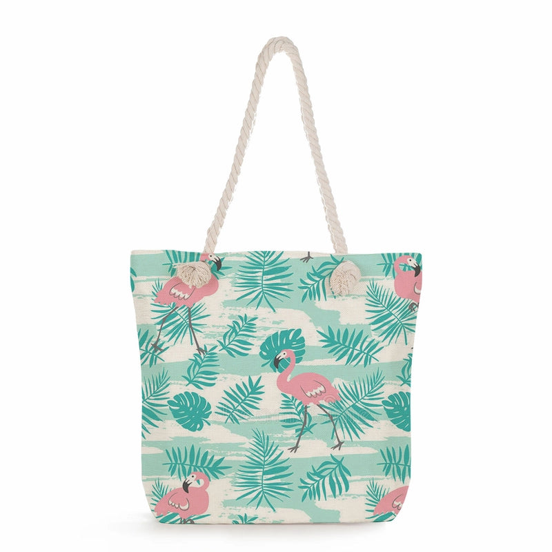 Women's Medium Linen Flower Vintage Style Classic Style Square Zipper Shoulder Bag