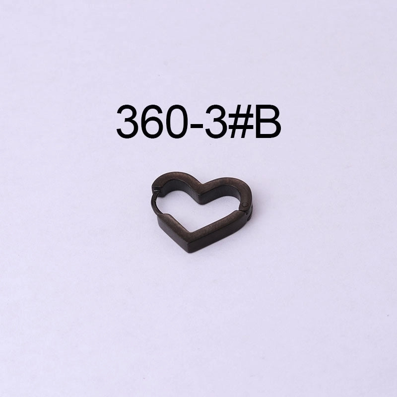 Ear Cartilage Rings & Studs Fashion Geometric 316L Stainless Steel  Plating