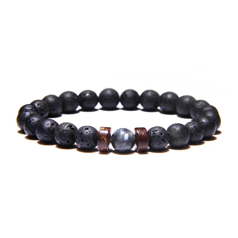 Minimalist Geometric Natural Stone Beaded Bracelets 1 Piece