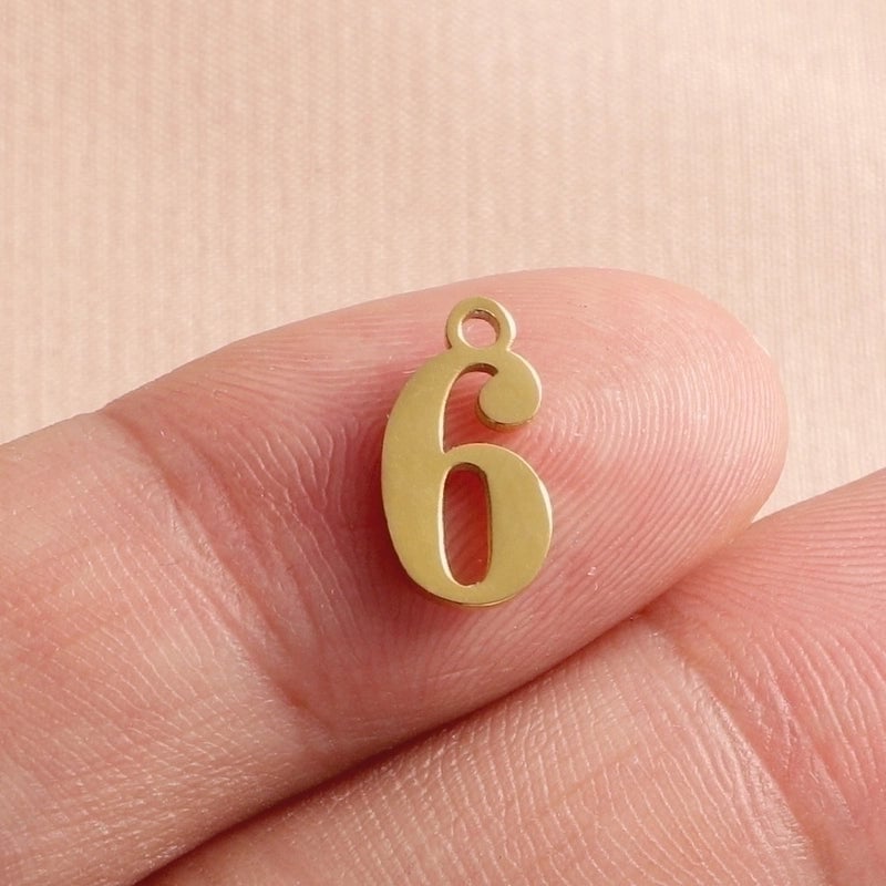 Stainless Steel 18K Gold Plated Minimalist Plating Number None