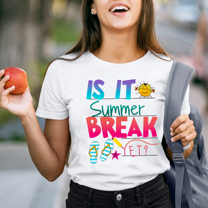 Is It Summer Break Yet Little Girl T-Shirt