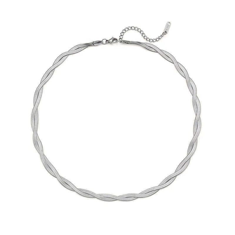 Casual Minimalist Classic Style Geometric Titanium Steel 18K Gold Plated Jewelry Set