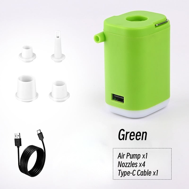 Mini Portable Air Pump with Light