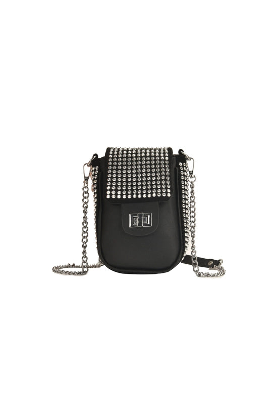 Women's Small Summer Pu Leather Solid Color Fashion Square Lock Clasp Square Bag