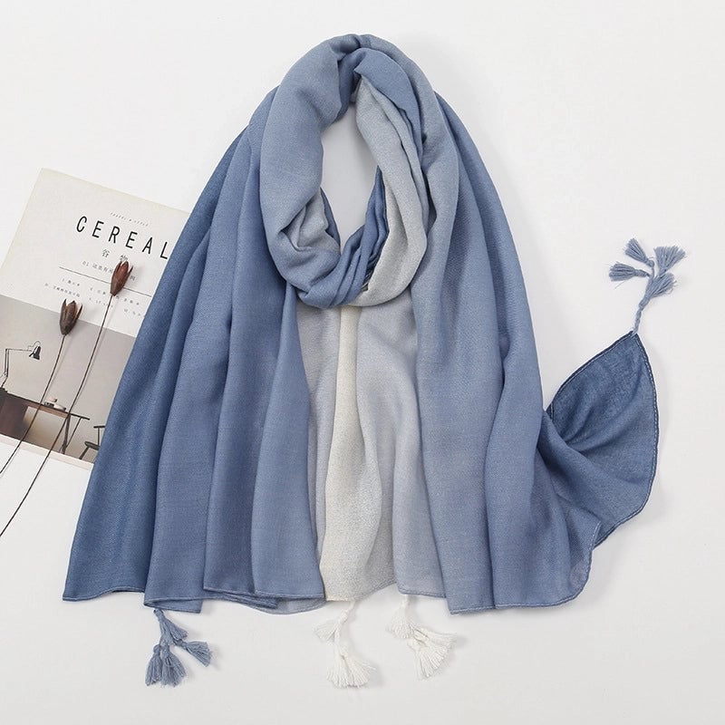 Women's Sweet Pastoral Flower Polyester Silk Scarf