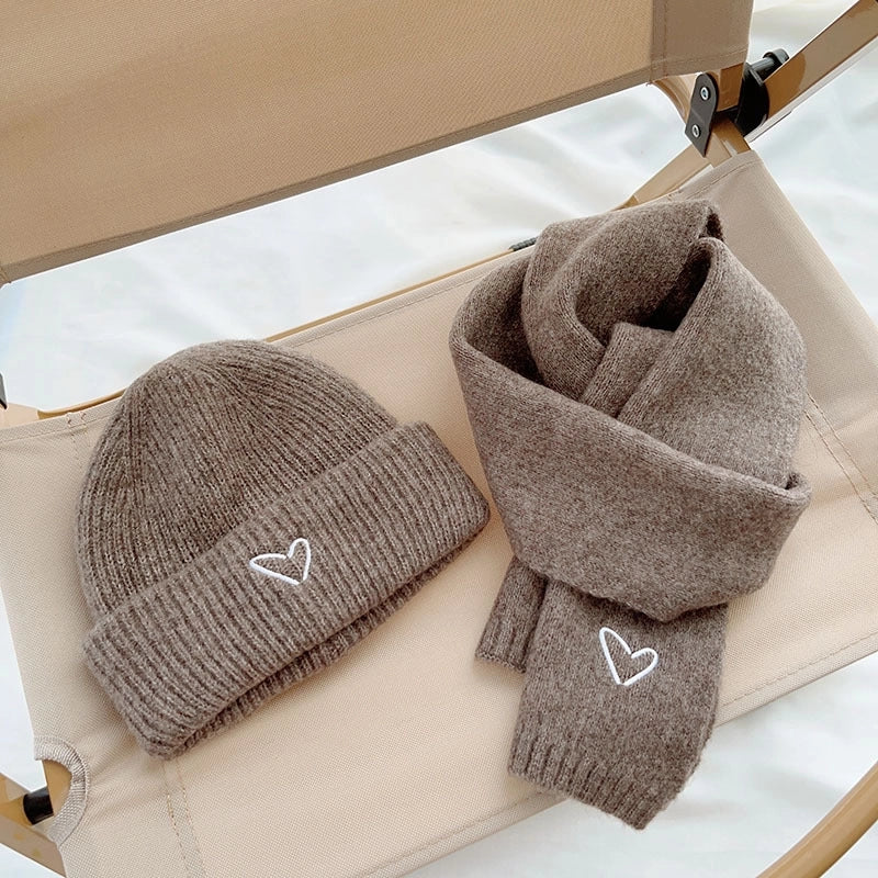 Kid's Cute Sweet Solid Color Wool Cap