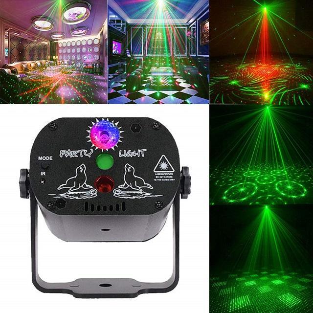 RGB DJ Disco Stage Laser Light Sound Activated Led Projector Party Lights  Party Light