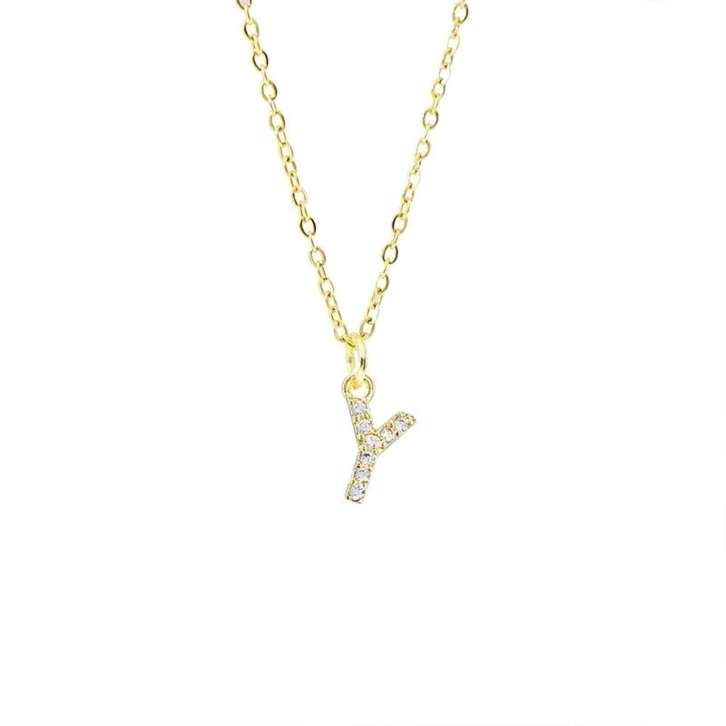 Titanium Steel Copper Streetwear Plating Inlay Letter Zircon Pendant Necklace