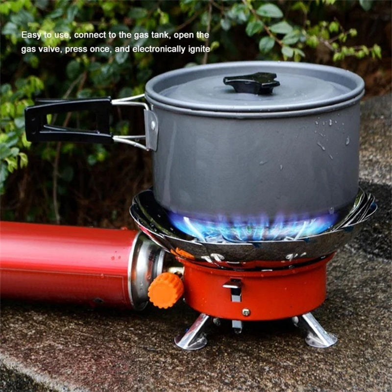 🔥 Lotus Small Square Stove -- Portable and foldable. new experience of outdoor cooking!