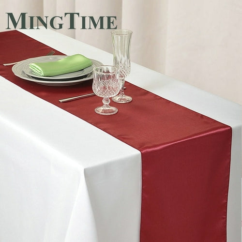 Satin Table Runner 30cm X 275cm Wedding Party Supply Christmas Home