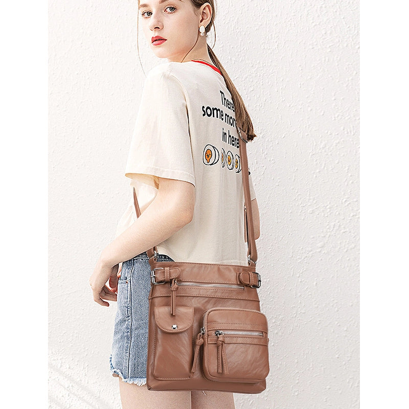 Bags Bag Women's Crossbody Bag Multifunctional Small Square Bag Fashion Niche PU Shoulder Bag