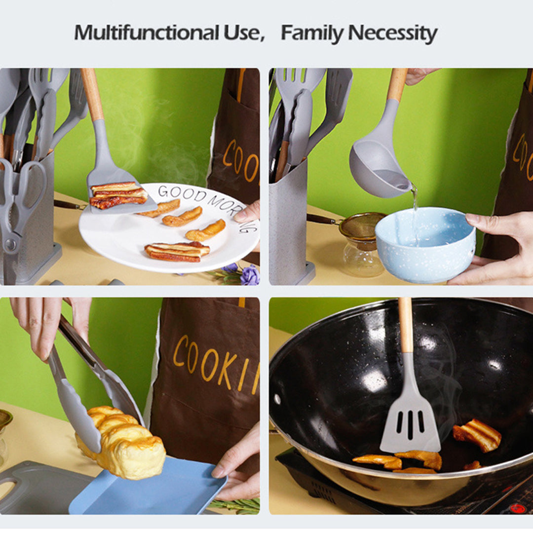 19Pcs Silicone Kitchen Utensil Set