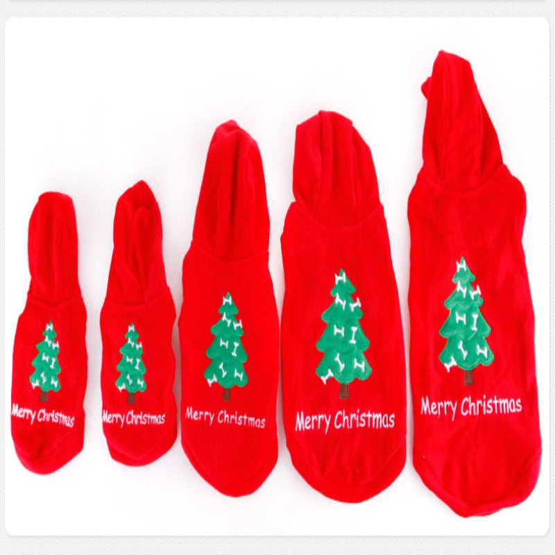 Christmas Red Pet Dog Clothes