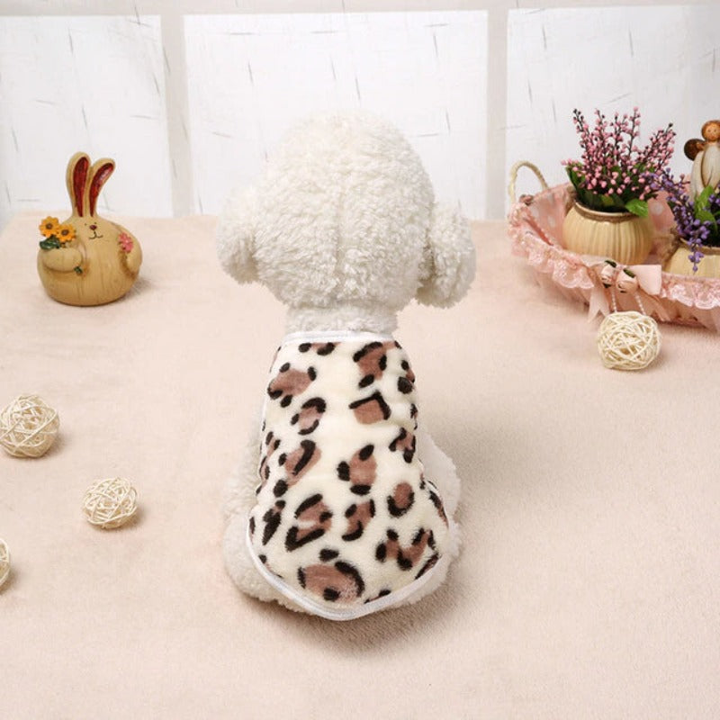 Velvet Dog Shirt Vest Winter