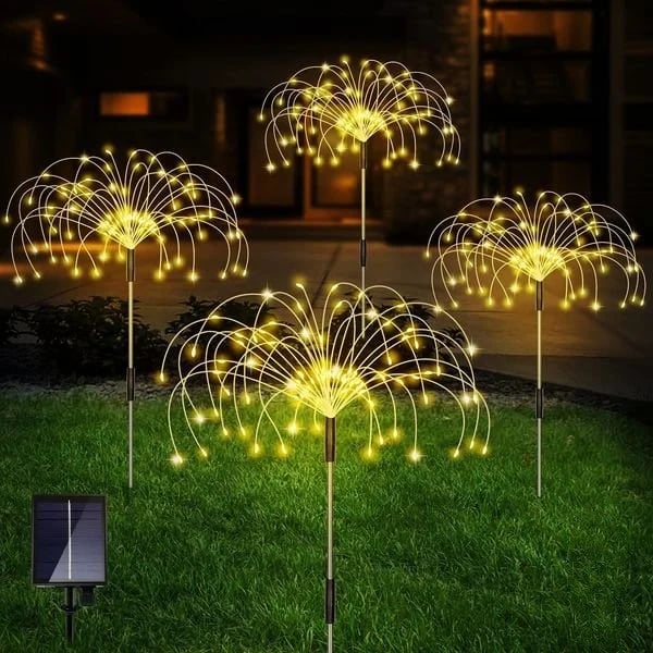 🔥Hot Sale-49% OFF🎁Waterproof Solar Garden Fireworks Lamp