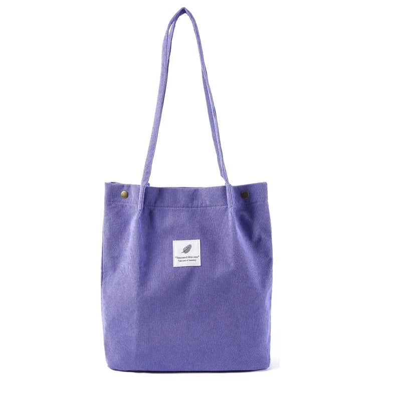 Women's Large All Seasons Polyester Preppy Style Canvas Bag