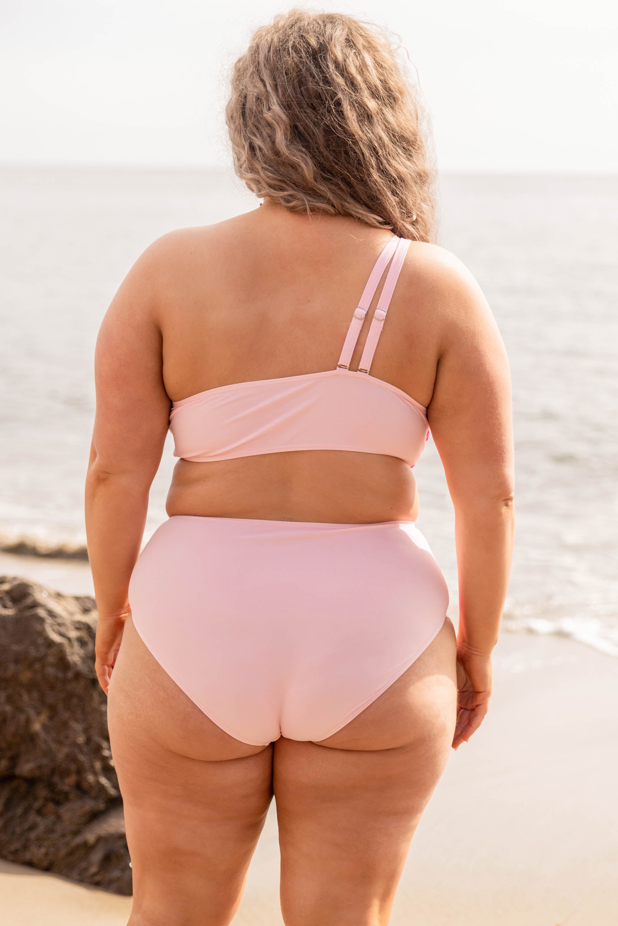 Love On The Horizon Swim Top. Pink