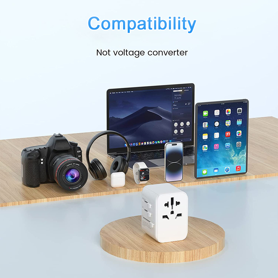 Worldplug Fast Wall Charger Plug Adapters Converter Worldwide 4 usb Universal Travel Power Adapter for Cell Phones Android