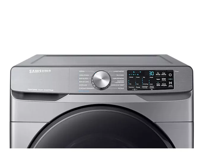 Samsung Lavadora automática WF22R6270A platinum inox 22kg 120 V(Reacondicionado)