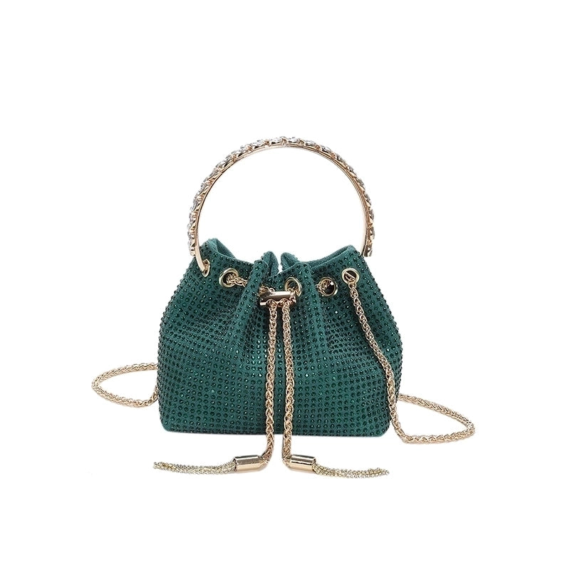 Women's All Seasons Rhinestone Classic Style Evening Bag